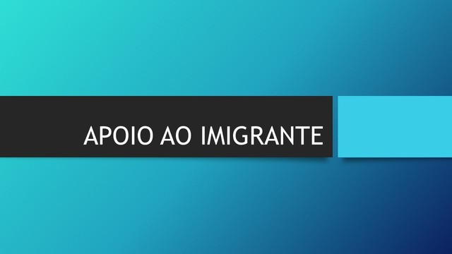 Apoio ao imigrante 1 640 2500